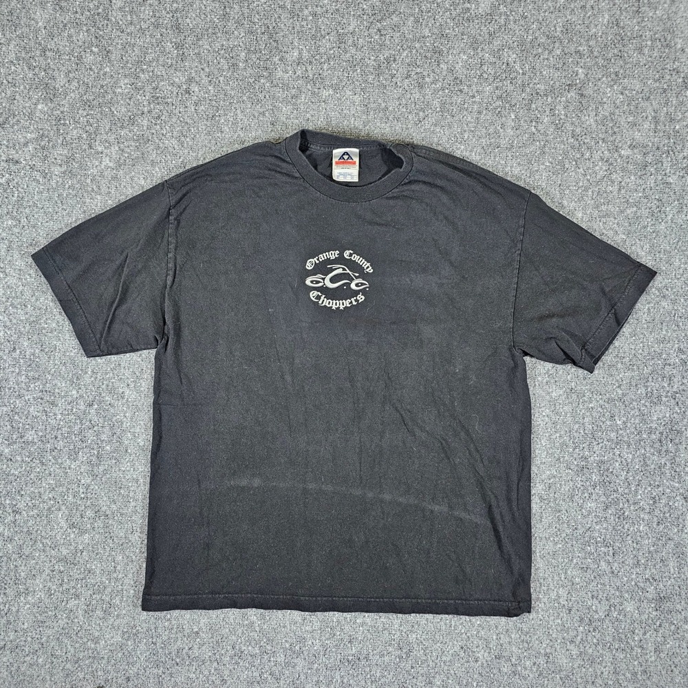 VTG 2003‎ Triple A Orange County Choppers Graphic T-Shirt Black Men's XL Biker